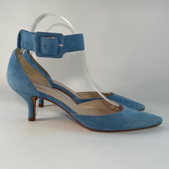 russell and bromley blue shoes